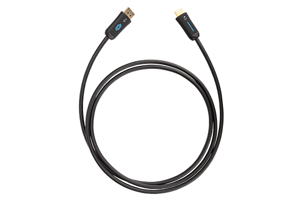 Crestron Active Converter Cable, DisplayPort to HDMI, 18 Gbps, 6 ft (1.8 m)