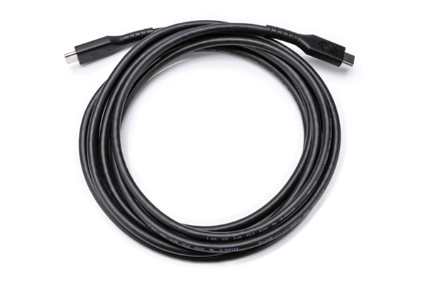 Crestron USB Cable, USB-C Male to USB-C Male, USB 3.2 Gen 1 (5 Gbps), DisplayPort™ Alt Mode, 60 W, 9 ft (2.7 m)