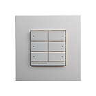 Crestron On-Wall Wireless Lighting Keypad, Battery Powered, White