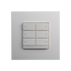 Crestron On-Wall Wireless Lighting Keypad, Battery Powered, White