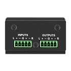 Crestron DM NAX Audio-over-IP Converter with Balanced/Unbalanced Line-Level Audio Input and Output