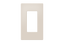 Crestron Decorator Style Faceplate, 1-Gang, Almond Textured