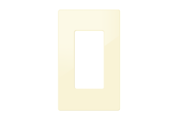 Crestron Decorator Style Faceplate, 1-Gang, Dark Almond Smooth