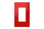Crestron Decorator Style Faceplate, 1-Gang, Red Smooth