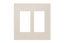 Crestron Decorator Style Faceplate, 2-Gang, Almond Textured