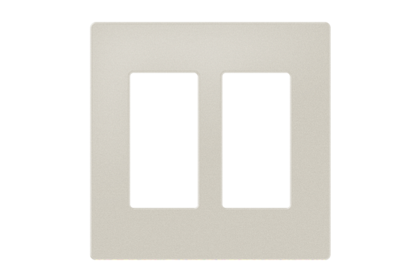 Crestron Decorator Style Faceplate, 2-Gang, Latte Textured