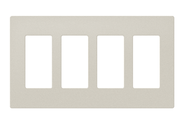 Crestron Decorator Style Faceplate, 4-Gang, Latte Textured