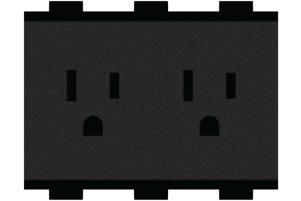Crestron FlipTop™ AC Power Outlet Module, Dual, US NEMA 5, Type B