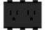 Crestron FlipTop™ AC Power Outlet Module, Dual, US NEMA 5, Type B