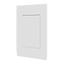Crestron Horizon 2 In-Wall Universal Phase Dimmer with infiNET EX Wireless Communication, 120 VAC, Standard Engraved, White