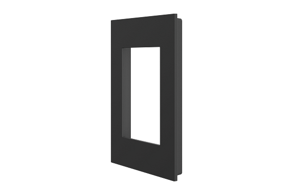 Crestron Horizon 2 Faceplate, 1-Gang, Black