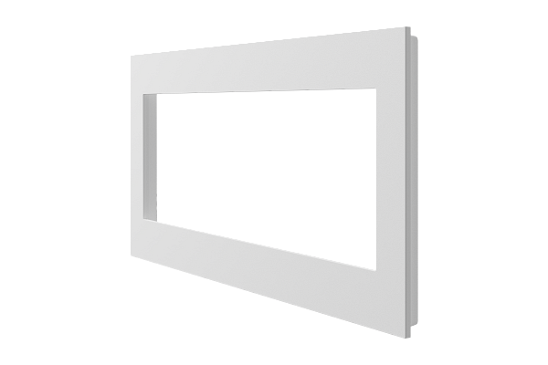 Crestron Horizon 2 Faceplate, 4-Gang, White