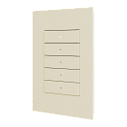 Crestron Horizon 2 In-Wall Keypad with infiNET EX Wireless Communication, 120 VAC, Standard Engraved, Almond