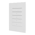 Crestron Horizon 2 Keypad with Cresnet Communications, Standard Engraved, White