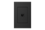Crestron Horizon 2 Keystone Plate, 1 position, Black