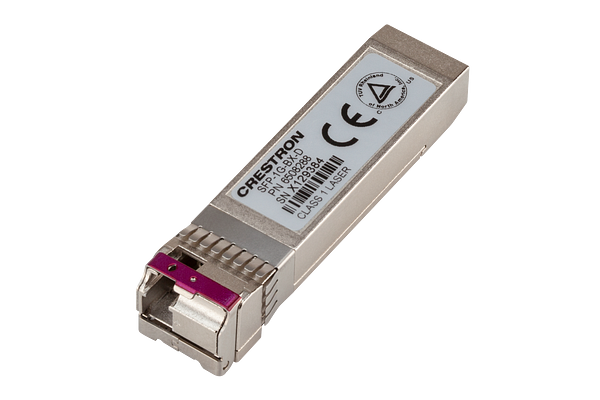Crestron SFP Transceiver Module for DM-NVX Series, Simplex Single-Mode Fiber, 1490/1310 nm, Downlink
