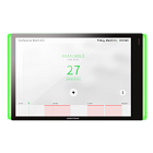 Crestron 7 in. Room Scheduling Touch Screen, Black Smooth, includes one TSW-770-LB-B-S light bar