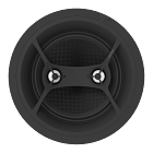 Crestron Ultimate 8 in. Stereo 2-Way All Weather In-Ceiling Dual Tweeter Speaker, White Textured, Single