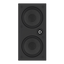 Crestron Ultimate Dual 6.5 in. 2-Way In-Wall LCR Speaker, White Textured, Single