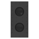Crestron Ultimate In-Wall Dual 8 in. Subwoofer, All Weather, White Textured, Single