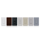 Crestron Cameo In-Wall Universal Phase Dimmer, 120 VAC, Dark Almond Smooth