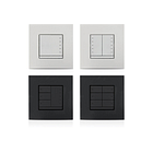 Crestron Universal Phase In-Wall Dimmer with Neutral Wire, 230 VAC, White