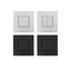 Crestron Universal Phase In-Wall Dimmer with Neutral Wire, 230 VAC, White
