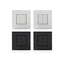 Crestron In-Wall Wireless Keypad, 230VAC Line Powered, Anthracite