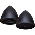 Crestron Saros 6.5” 2-Way Pendant Speaker, Black Textured, Single
