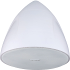 Crestron Saros 6.5” 2-Way Pendant Speaker, White Textured, Single