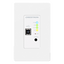 Crestron DM NUX USB over Network Wall Plate with Routing, Local, White