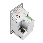 Crestron DMNAX Audio-over-IP Wall Plate with XLR, Black, 1‑Gang