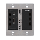Crestron DM NVX 4K60 4:2:0 Network AV Encoder, Wall Plate, Black Textured
