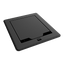 Crestron FlipTop™ FT2 Series Cable Management System, 500 Size, Electrical, Pass-Through Lid, Black