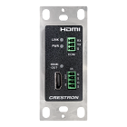 Crestron DM Lite 4K60 4:4:4 Receiver for HDMI, RS-232, and IR Signal Extension over CATx Cable, Wall Plate, Black