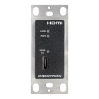 Crestron DM Lite 4K60 4:4:4 Transmitter for HDMI Signal Extension over CATx Cable, Wall Plate, Black