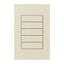 Crestron Horizon 2 Keypad with Cresnet Communications, Standard Engraved, Almond