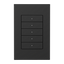 Crestron Horizon 2 In-Wall Keypad with infiNET EX Wireless Communication, 120 VAC, Standard Engraved, Black
