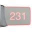 Crestron Room Availability Hallway Sign, Wall Mount, Enhanced Legibility, Includes Custom Engraving