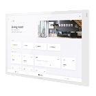 Crestron 10.1 in. Wall Mount Touch Screen, Government Version, White Smooth