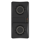 Crestron Ultimate Dual 6.5 in. 2-Way In-Wall LCR Speaker, White Textured, Single