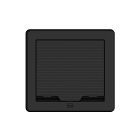 Crestron FlipTop™ FT2 Series Cable Management System, 700 Size, Electrical, Pass-Through Lid, Black