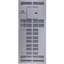 Crestron Automation Enclosure, 3 modules high x 1 module wide, 6 breaker slots, split phase