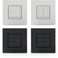 Crestron Universal Phase In-Wall Dimmer with Neutral Wire, 230 VAC, White