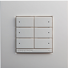 Crestron On-Wall Wireless Lighting Keypad, Battery Powered, White