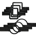 Crestron New-Construction Speaker Templates for Saros 6.5” In-Ceiling Speakers, Collared, 10 Pack